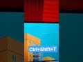 Chrome Shortcut Key For Recovery All Tab