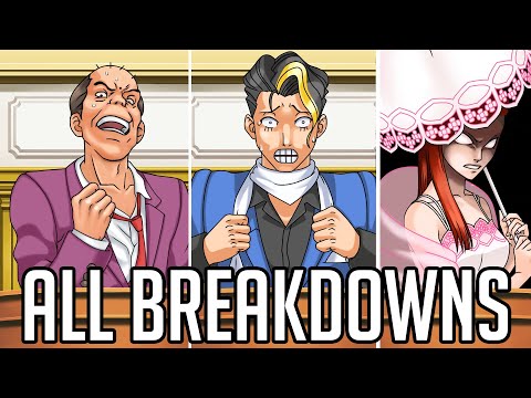 Ace Attorney Trilogy HD - All Breakdowns