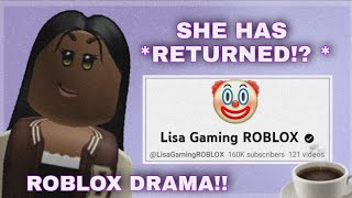 LISA GAMING HAS *RETURNED!?* (BAD NEWS) ROBLOX DRAMA/NEWS/RANT 2023 | READ DESC