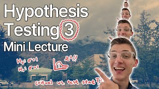 Hypothesis Testing 3 - Statistics for Economists Mini Lecture #16