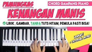 Tutorial Chord Piano (Disertai Intro) | Pamungkas - KENANGAN MANIS | Untuk Pemula