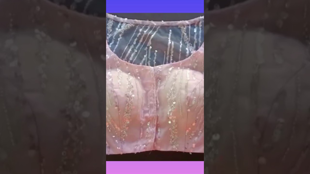 transparent blouse stiching