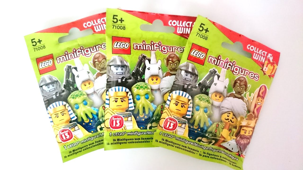 LEGO MINIFIGURES SERIES 13 UNBOXING 3 SOBRES - YouTube