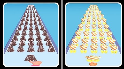 Candy factory 3d (Vs) Popsicle Stack - max level walkthrough android ios mobile gameplay YSH6CIO