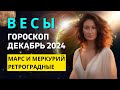 ВЕСЫ ♎: БОГАТАЯ ЭРА | ГОРОСКОП на ДЕКАБРЬ 2024 ГОДА