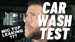 WILL THE BRONCO HARD TOP LEAK IN A CARWASH  2021 FORD BRONCO MIC 2.0 CARWASH TEST