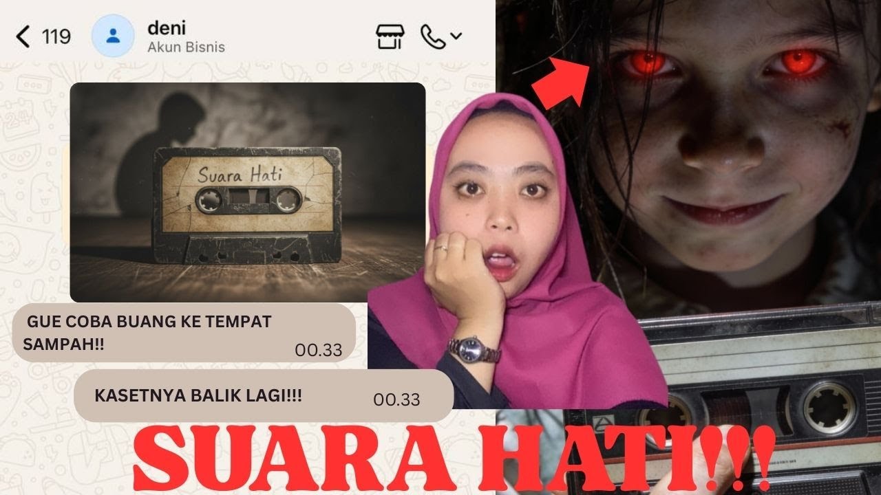 SUARA HATI!!!😱 | CHAT HISTORY HORROR SERAM