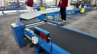 Customized Warehouse Belt Conveyor System with Counting & Speed Control