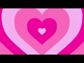 Y2K PARTY Розовое сердце - фиолетовая сцена с завершением фона сердца HQ [1 ЧАС ВИДЕО]