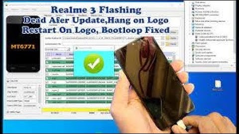 Realme 3 Rmx1825 Dead After Update, Hang On Logo, Bootloop, Dead Boot Repair By VSM Group