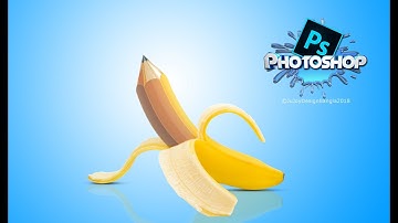 Banana Pencil Photoshop Manipulation by Ju Joy Design Bangla