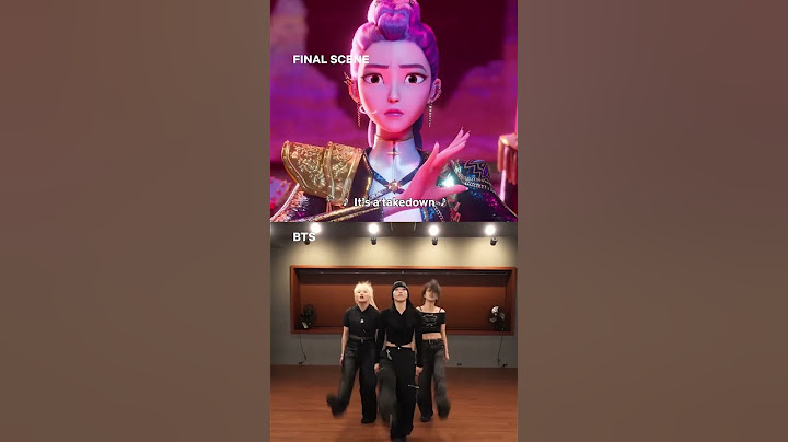 Gear up for a bts look at reference choreography for "Takedown" from KPop Demon Hunters