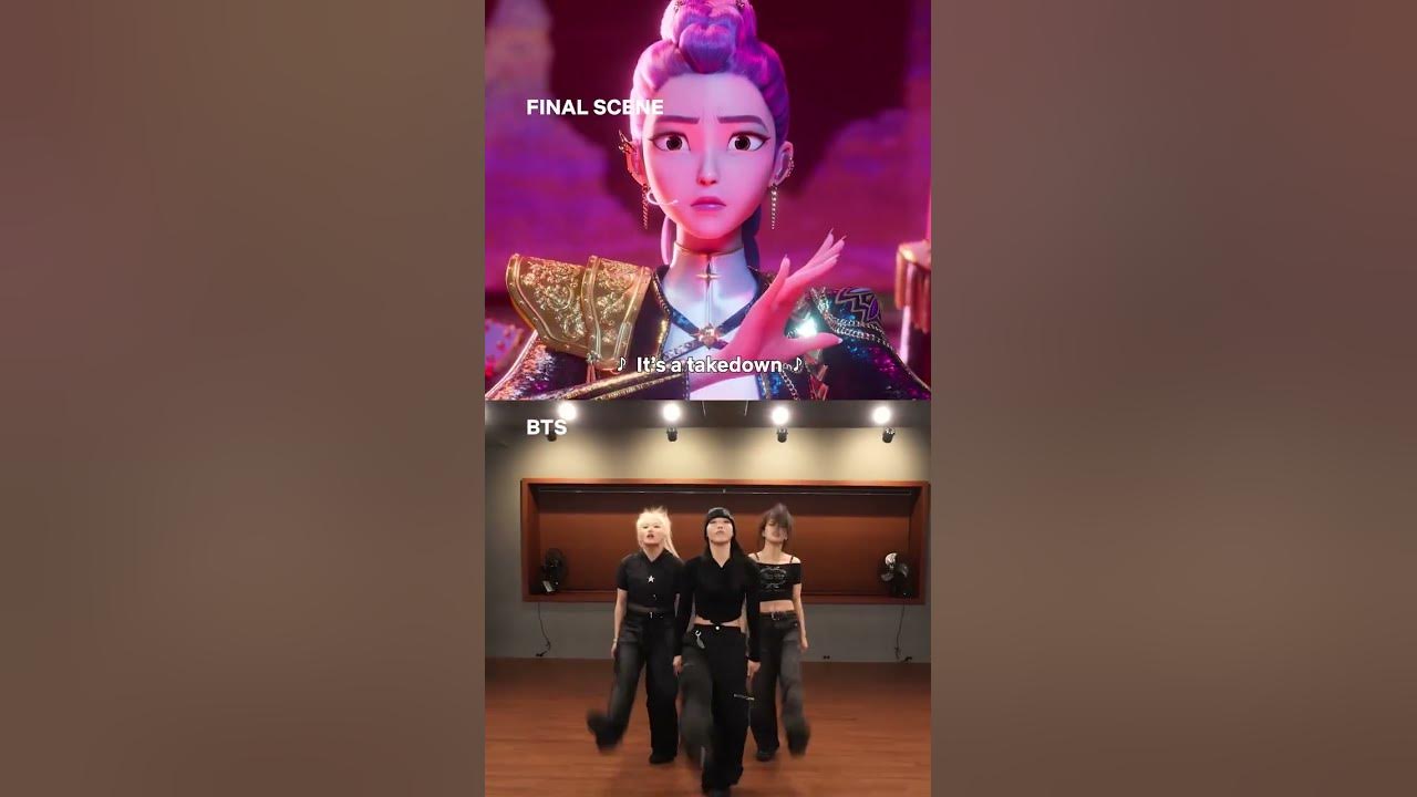 Gear up for a bts look at reference choreography for "Takedown" from KPop Demon Hunters