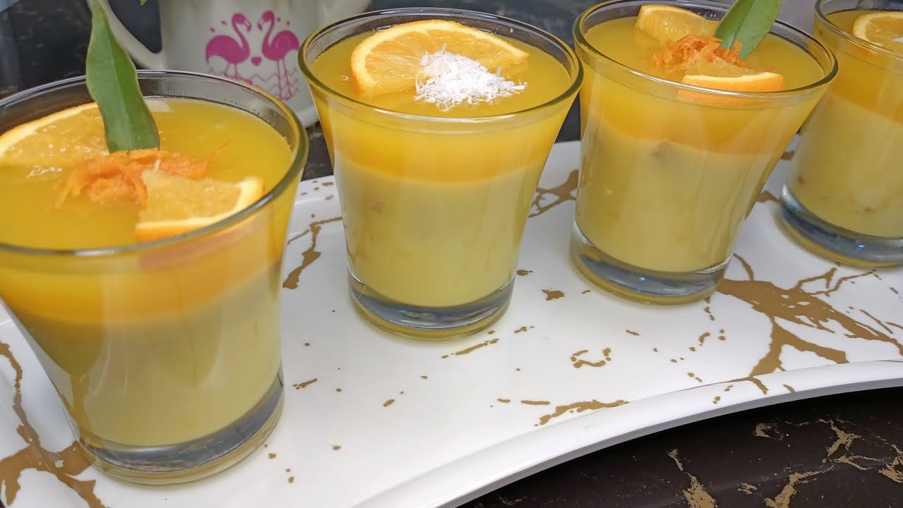 ستعشقين تحضير هذه الوصفة🥰تحلية البرتقال المنعشة🍊طعم رااائع و سهلة التحضير .. تحلية رمضان