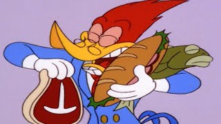 Woody Woodpecker | Woody can eat anything! | Woody Woodpecker