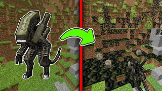 How to make ALIEN HIVE from ONE ALIEN in Minecraft