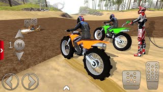 Motocross Dirt orange Sport Bike Extreme OffRoad #1 - Offroad Outlaws motor Bike Android Gameplay screenshot 4