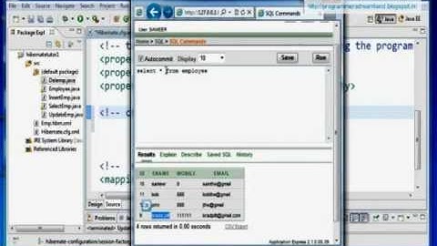 Hibernate Tutorial : How to select,update and delete a record using the hibernate framework