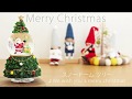 クリスマス スノーボール スノードーム ツリー  回転式オルゴール付き クリスマスツリー