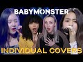 Couple reacts to babymonster  all individual covers