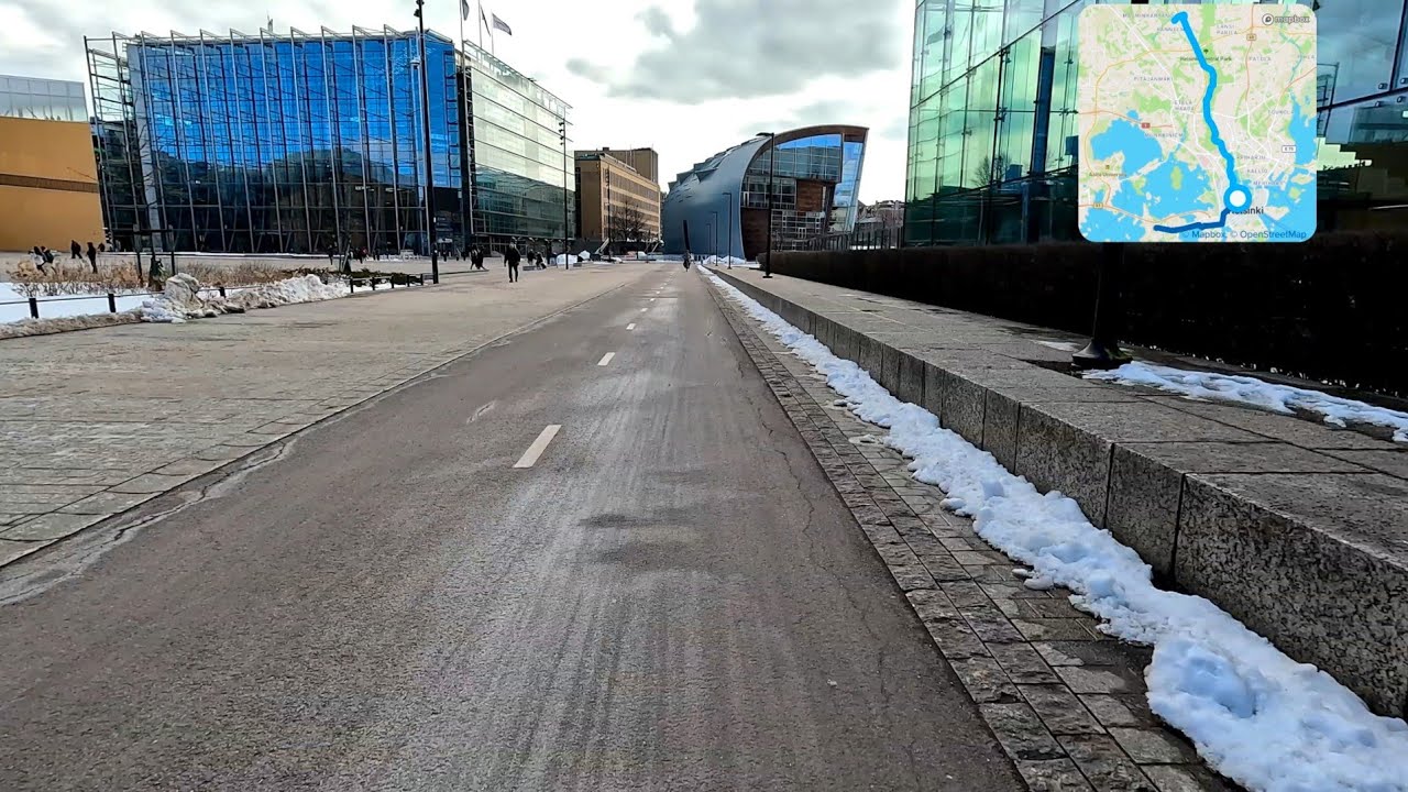 Kannelmäki-Lauttasaari  Keskuspuiston läpi pyöräillen