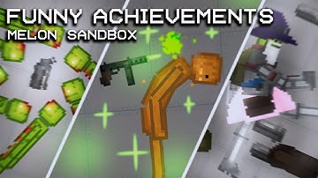 How to get all the achievements in Melon Sandbox| #1