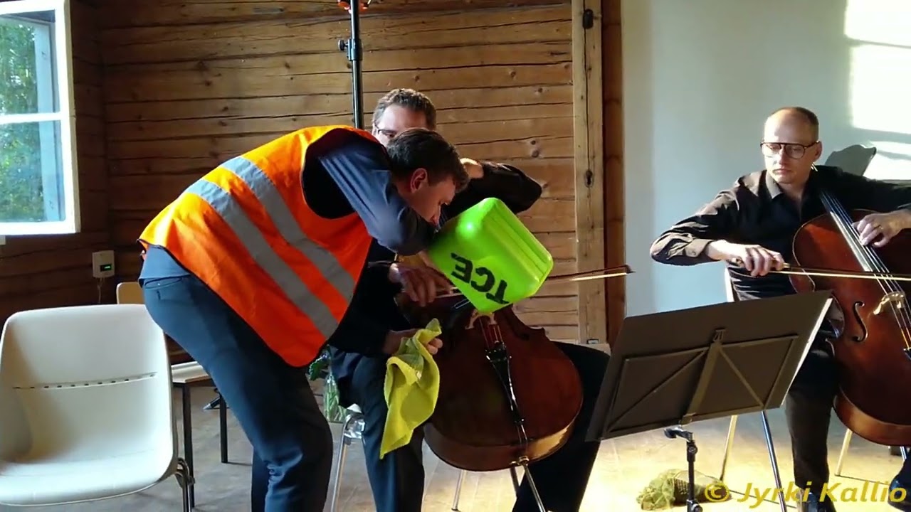 Total Cello Ensemble plays Formula Uno (video Jyrki Kallio)