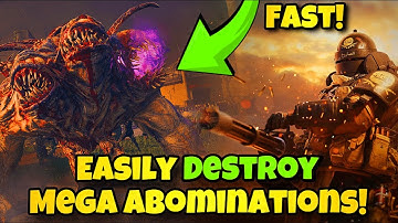 Easiest Method To DESTROY Mega Abominations SOLO In MW3 Zombies!