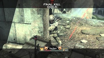 MW3 SAM Turret Headshot Final Killcam - ScramDDT