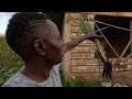 Pumping water for Cleaning luxurious modern villa before bossy arrival