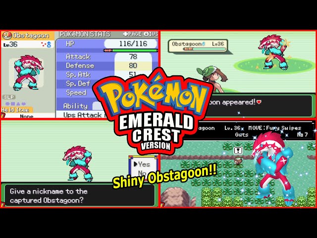 Pokémon Emerald Crest GBA Rom Hack Walkthrough #1 #Pokemon #PokemonP