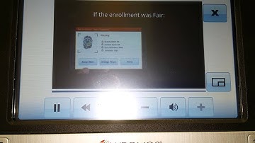 Kronos In Touch Biometric Enrollment Tutorial Video