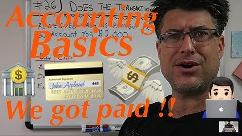 Accounting For Beginners #26 /  Reducing Accounts Receivable / We got Paid / Accounting basics