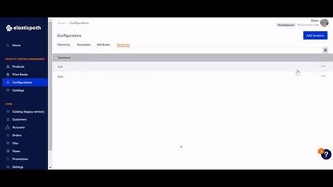 Configuring Modifiers For Product Variations in Commerce Cloud