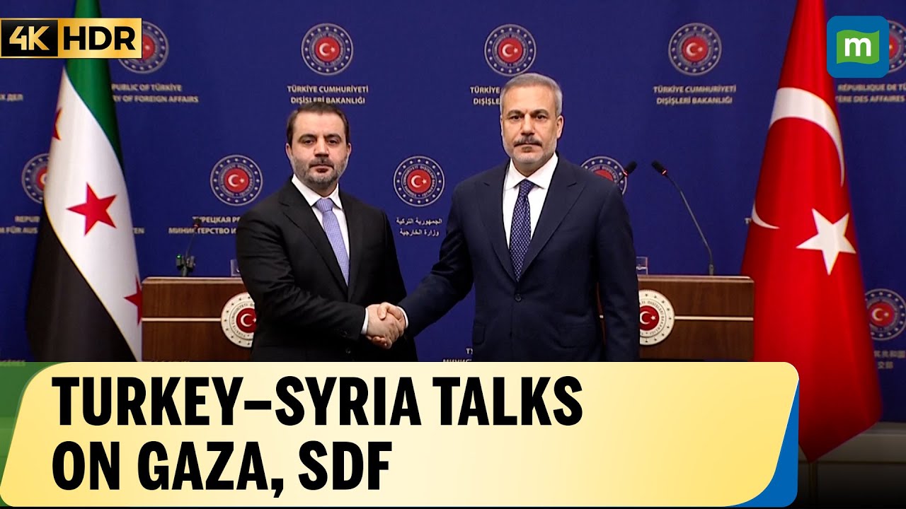 Главы МИД Турции и Сирии обсудили прекращение огня в секторе Газа, соглашение о Сирийских демокра...