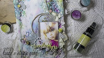 Mixed Media Photo Frame by Evgeniya Zakharova