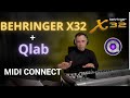 Behringer X32 + Qlab = Midi connect. Запуск фонограммы прямо с микшера.