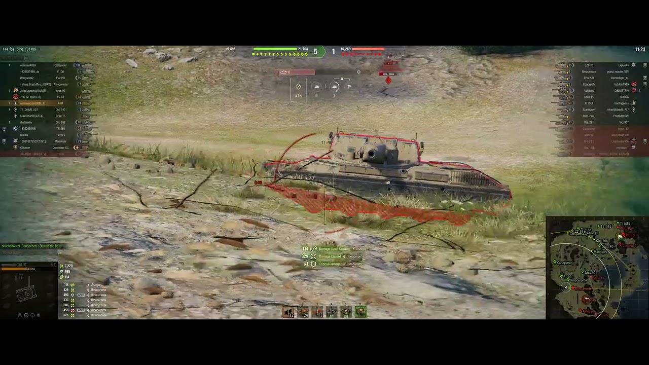 In the hands of a better player this tank would be deadly