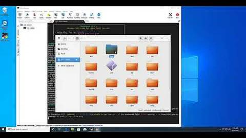 Install GUI File Manager Nautilus on Windows 10 Ubuntu WSL Linux app