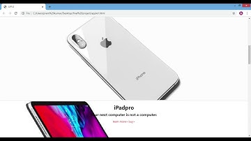 pirple project 2 || apple website oulook|| only html and css