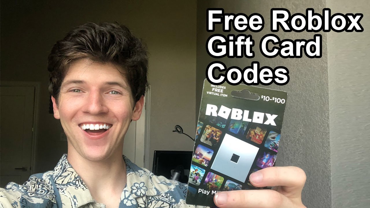 Get Free $100 Roblox Gift Card Codes-2023 in 2023