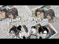 anime journal with me! || study date w/ levihan!