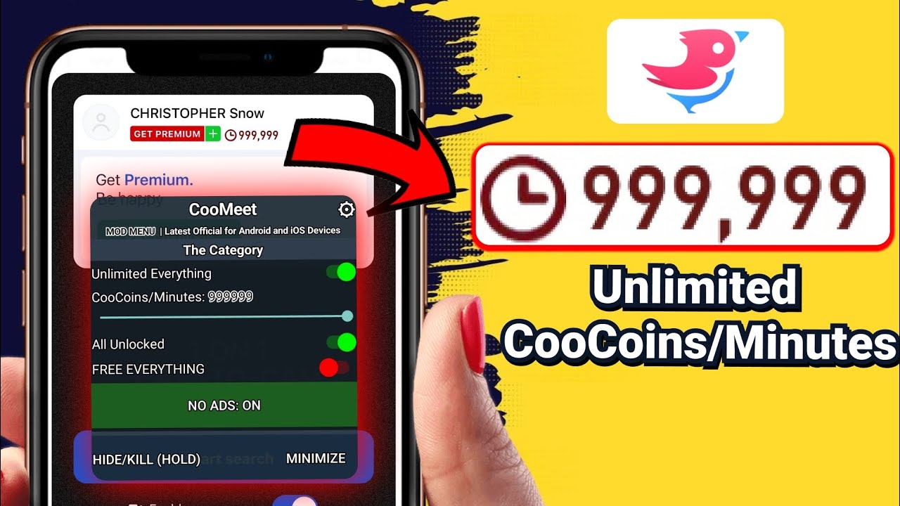 Coomeet Hack Get Free Unlimited CooCoins Minutes on Coomeet with this Mod APK for iOS Coomeet Hack Get Free Unlimited CooCoins Minutes on Coomeet with this Mod APK for iOS