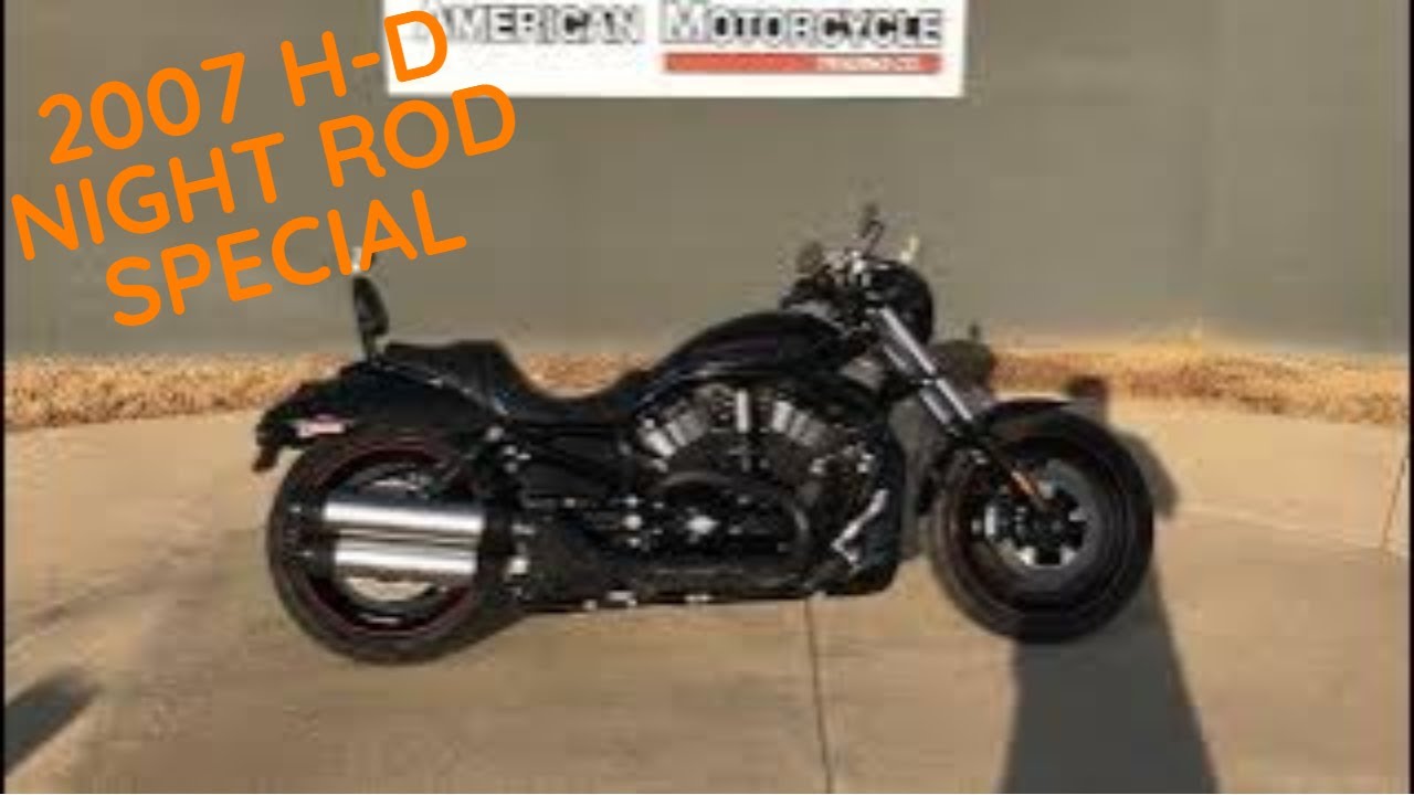 808367 2007 HARLEY-DAVIDSON V-ROD NIGHT ROD SPECIAL - VRSCDX - YouTube