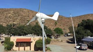 RV Wind Turbine installation setup