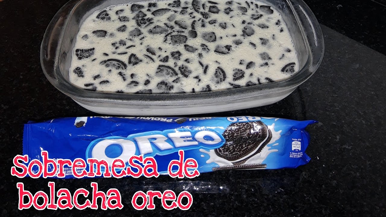 SOBREMESA DE BOLACHA OREO (FÁCIL)