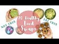 20 Healthy Food Swaps | Easy Food Life Hacks