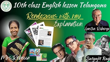 rendezvous with ray 10th class English lesson Telangana