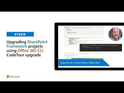 Upgrading SharePoint Framework projects using Office 365 CLI CodeTour upgrade