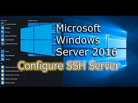 KONFIGURASI SSH SERVER DI WINDOWS SERVER 2016